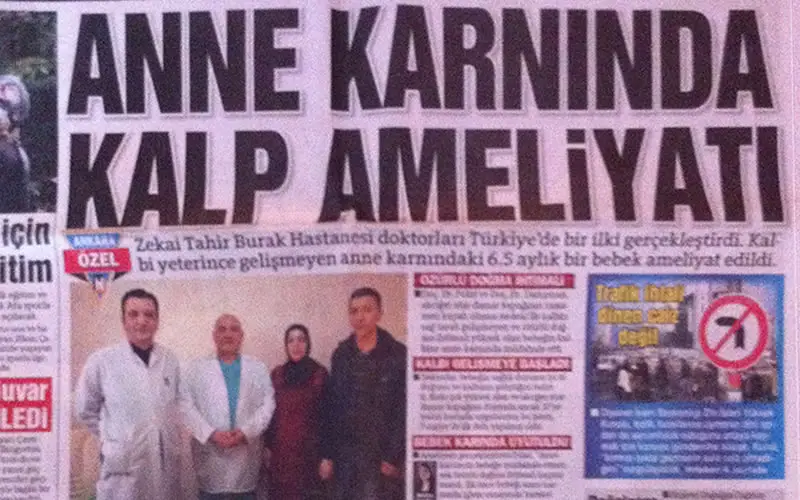 Doğmamış Bebeğe Kalp Ameliyatı